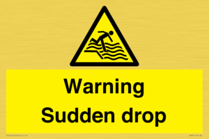 Warning Sudden drop